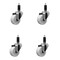 Service Caster 3'' Nylon Wheel Swivel 1-1/8'' Expanding Stem Caster Set, 4PK SCC-EX20S314-NYS-118-4 - alternate 1